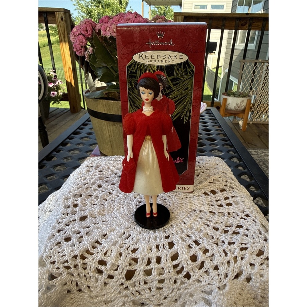 1998 Hallmark Keepsake Ornament Barbie Silken Flame Ornament 5th In Series